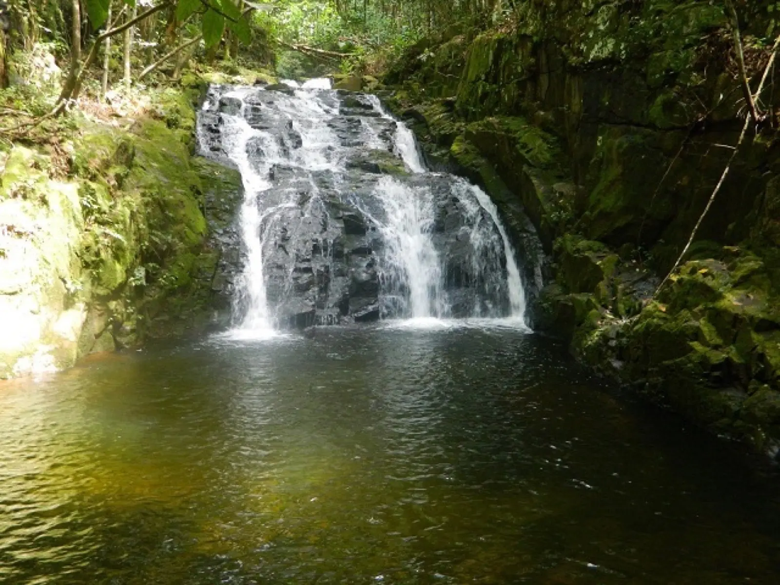 Waterfall in Grand Anse Mahé
